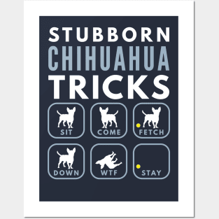 Stubborn Chihuahua Tricks - Dog Training Posters and Art